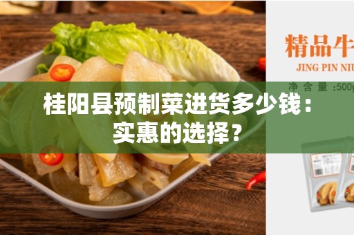 桂阳县预制菜进货多少钱：实惠的选择？
