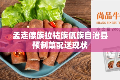 孟连傣族拉祜族佤族自治县预制菜配送现状