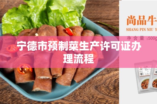 宁德市预制菜生产许可证办理流程