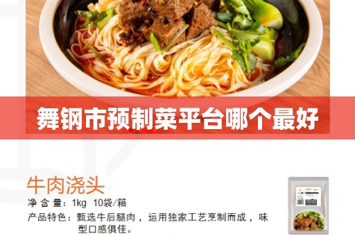 舞钢市预制菜平台哪个最好