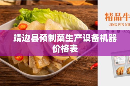 靖边县预制菜生产设备机器价格表