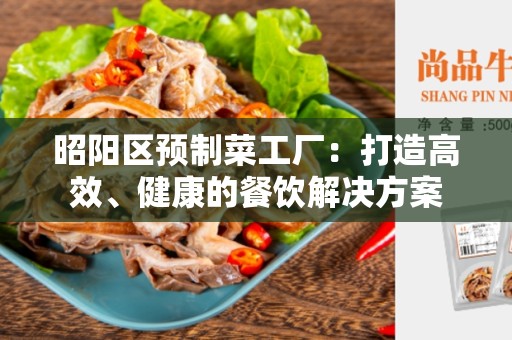 昭阳区预制菜工厂：打造高效、健康的餐饮解决方案
