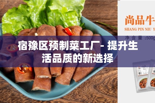 宿豫区预制菜工厂- 提升生活品质的新选择