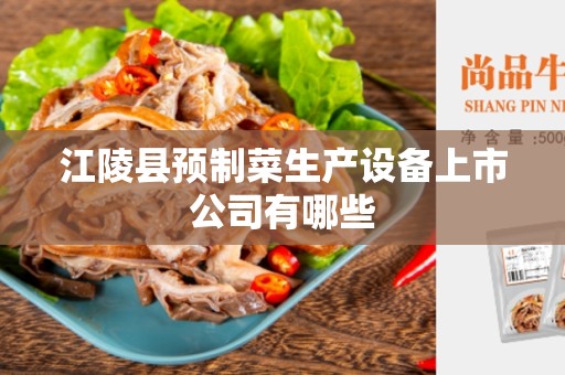 江陵县预制菜生产设备上市公司有哪些