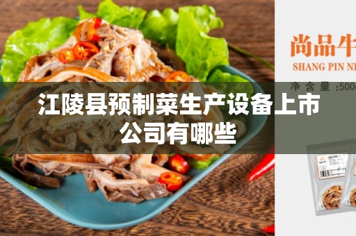 江陵县预制菜生产设备上市公司有哪些
