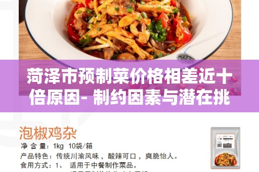 菏泽市预制菜价格相差近十倍原因- 制约因素与潜在挑战