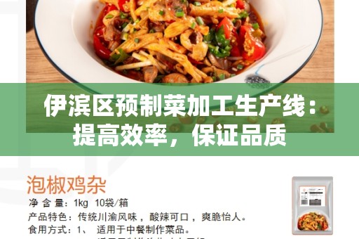 伊滨区预制菜加工生产线：提高效率，保证品质