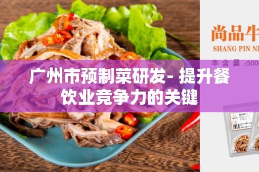 广州市预制菜研发- 提升餐饮业竞争力的关键