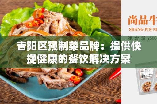 吉阳区预制菜品牌：提供快捷健康的餐饮解决方案