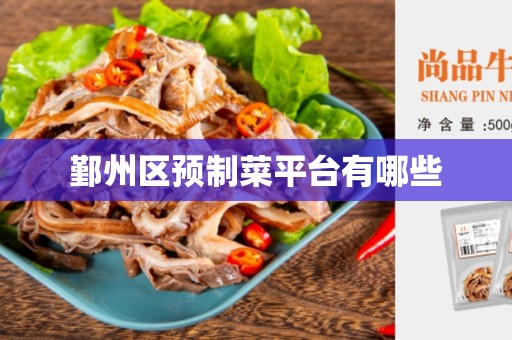 鄞州区预制菜平台有哪些