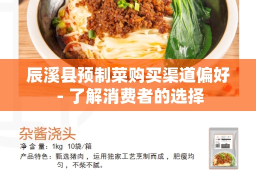辰溪县预制菜购买渠道偏好 - 了解消费者的选择