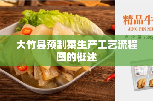 大竹县预制菜生产工艺流程图的概述
