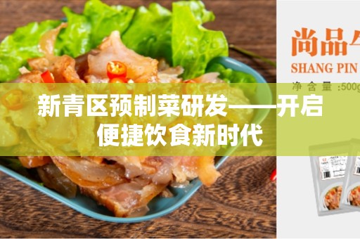 新青区预制菜研发——开启便捷饮食新时代