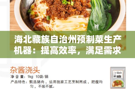 海北藏族自治州预制菜生产机器：提高效率，满足需求