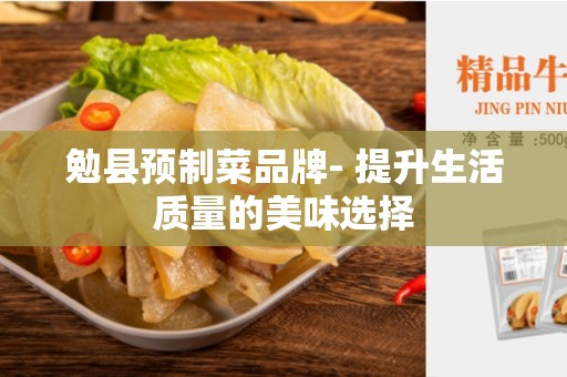勉县预制菜品牌- 提升生活质量的美味选择
