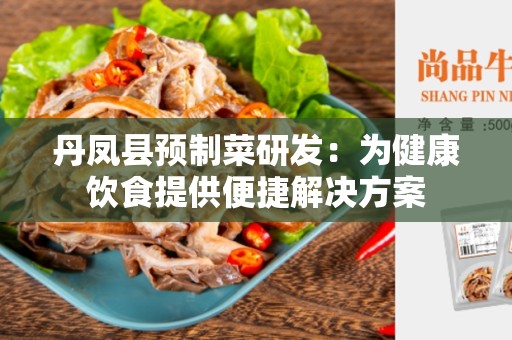 丹凤县预制菜研发：为健康饮食提供便捷解决方案