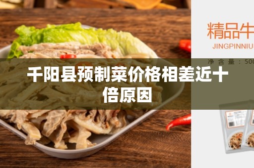 千阳县预制菜价格相差近十倍原因