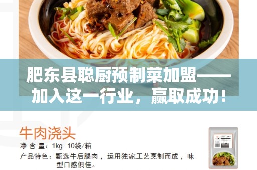肥东县聪厨预制菜加盟——加入这一行业，赢取成功！
