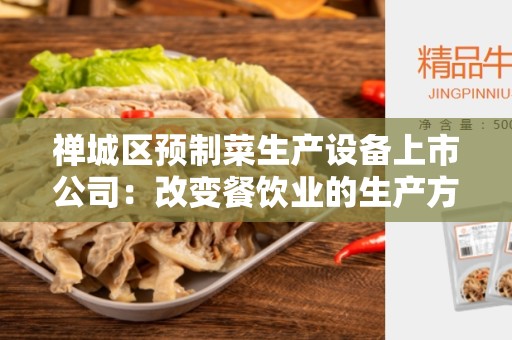 禅城区预制菜生产设备上市公司：改变餐饮业的生产方式