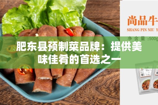 肥东县预制菜品牌：提供美味佳肴的首选之一