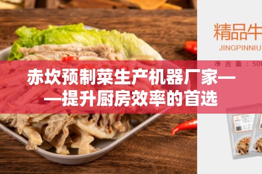 赤坎预制菜生产机器厂家——提升厨房效率的首选