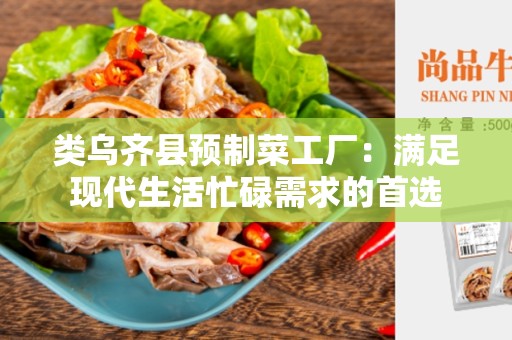 类乌齐县预制菜工厂：满足现代生活忙碌需求的首选