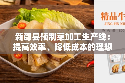 新邵县预制菜加工生产线：提高效率、降低成本的理想选择