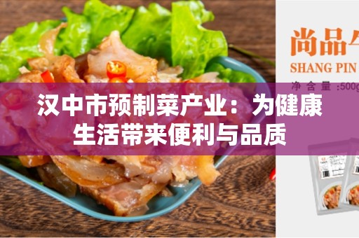 汉中市预制菜产业：为健康生活带来便利与品质