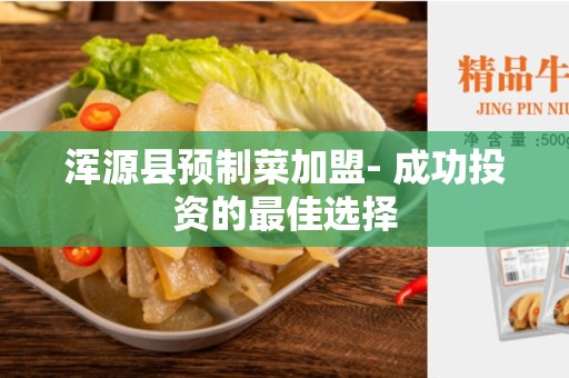 浑源县预制菜加盟- 成功投资的最佳选择