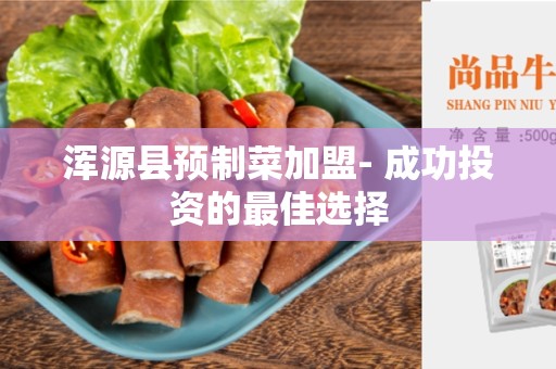 浑源县预制菜加盟- 成功投资的最佳选择