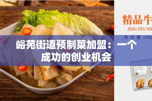 峪苑街道预制菜加盟：一个成功的创业机会