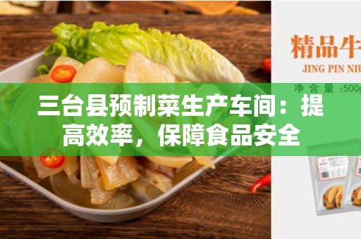 三台县预制菜生产车间：提高效率，保障食品安全