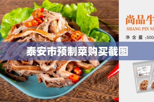 泰安市预制菜购买截图