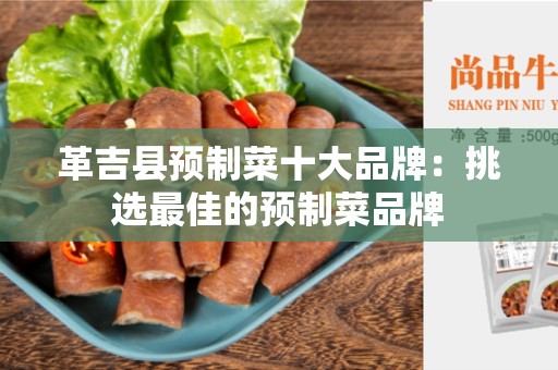 革吉县预制菜十大品牌：挑选最佳的预制菜品牌