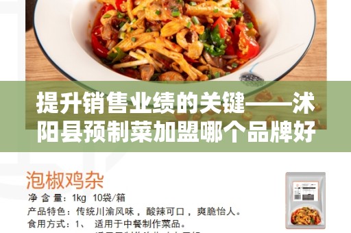 提升销售业绩的关键——沭阳县预制菜加盟哪个品牌好？