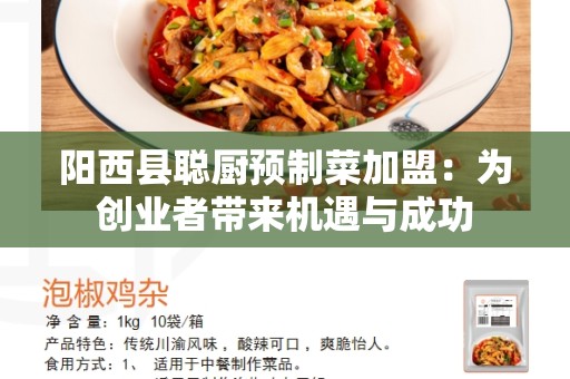 阳西县聪厨预制菜加盟：为创业者带来机遇与成功
