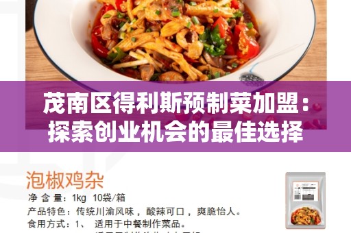 茂南区得利斯预制菜加盟：探索创业机会的最佳选择
