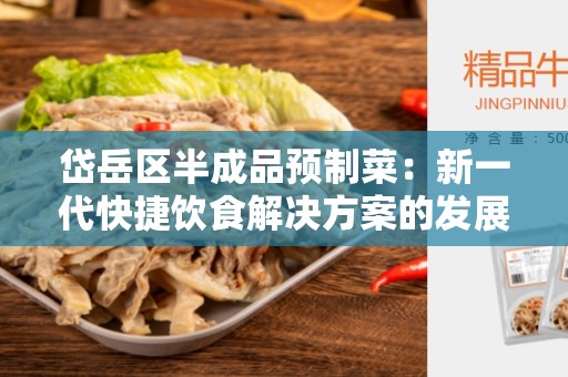 岱岳区半成品预制菜：新一代快捷饮食解决方案的发展趋势及未来展望