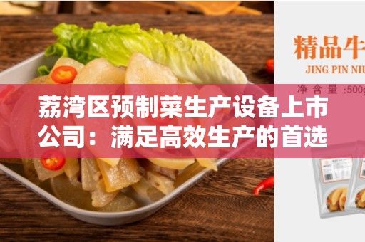 荔湾区预制菜生产设备上市公司：满足高效生产的首选供应商