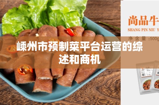 嵊州市预制菜平台运营的综述和商机