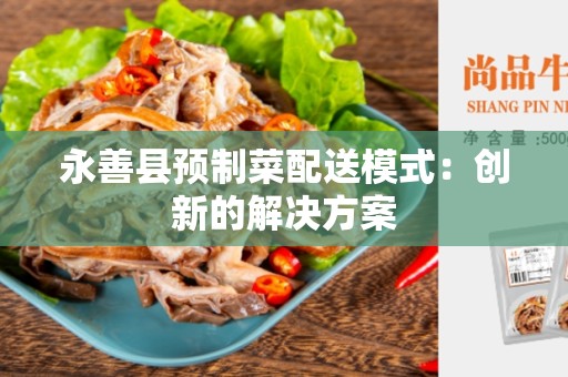 永善县预制菜配送模式：创新的解决方案