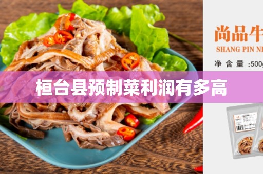 桓台县预制菜利润有多高