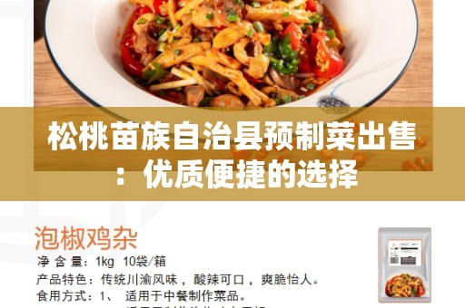 松桃苗族自治县预制菜出售：优质便捷的选择
