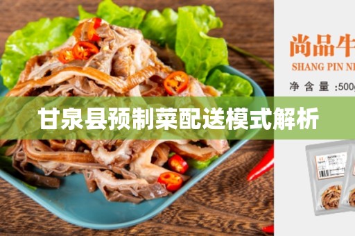 甘泉县预制菜配送模式解析