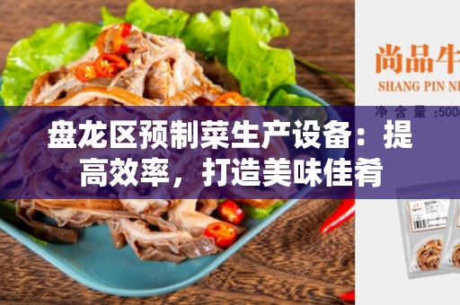 盘龙区预制菜生产设备：提高效率，打造美味佳肴