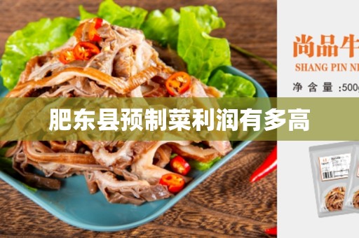 肥东县预制菜利润有多高