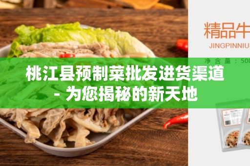 桃江县预制菜批发进货渠道- 为您揭秘的新天地