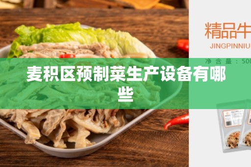 麦积区预制菜生产设备有哪些