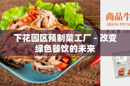 下花园区预制菜工厂 - 改变绿色餐饮的未来