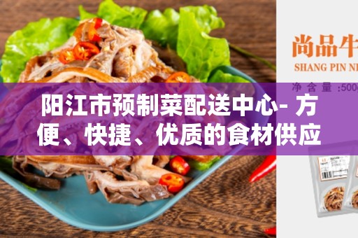 阳江市预制菜配送中心- 方便、快捷、优质的食材供应